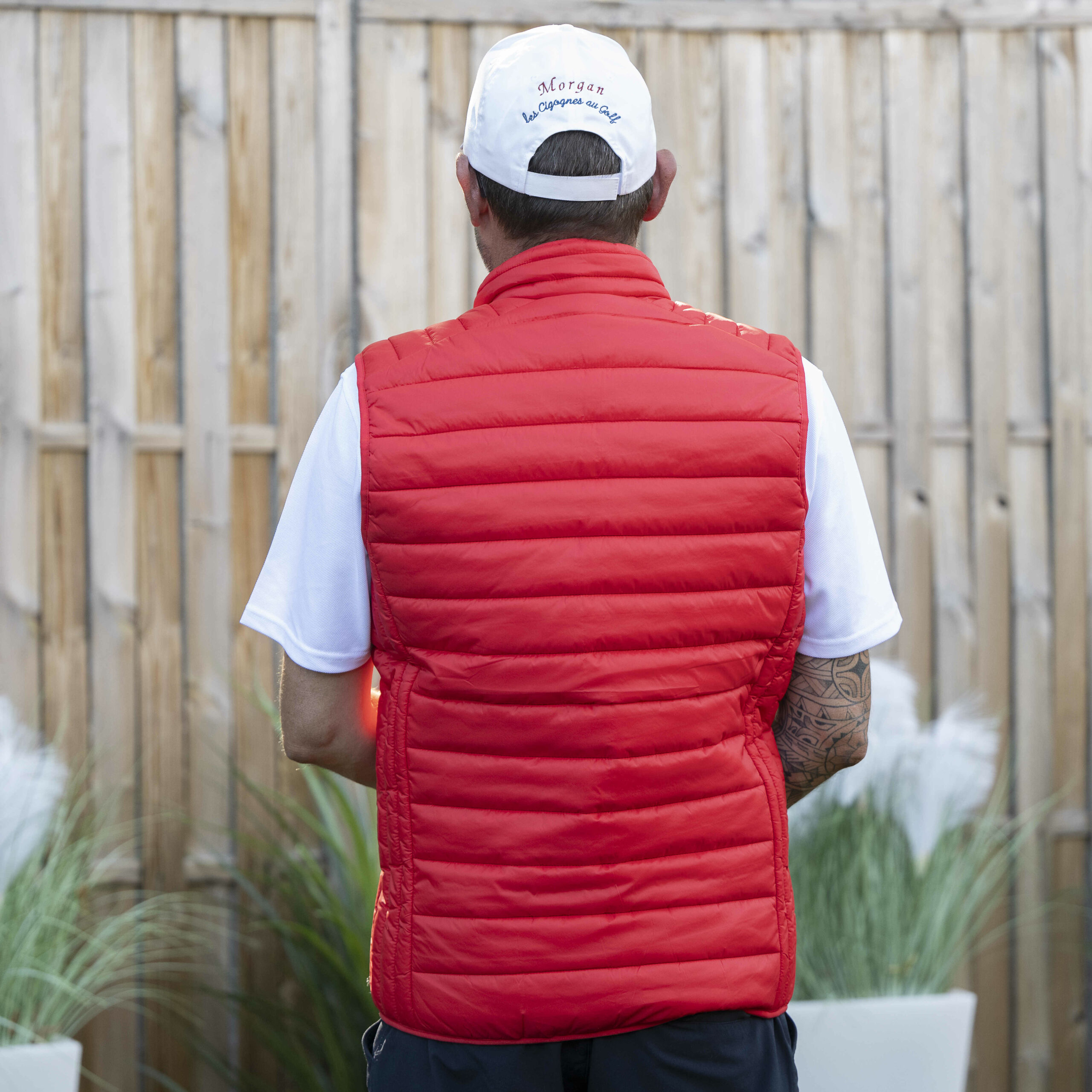 Doudoune légère sans manches homme "Les Cigognes au Golf" – Image 2