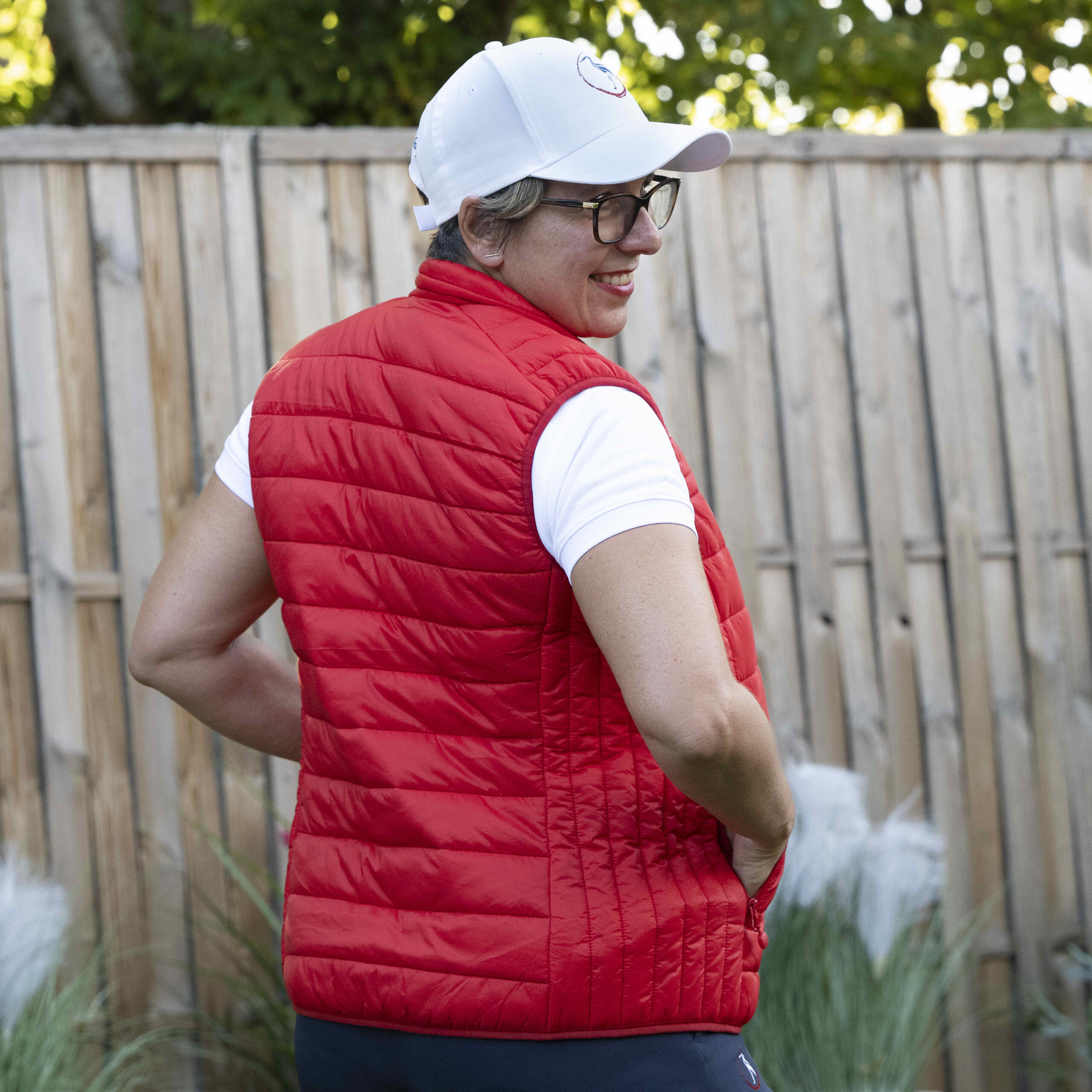 Doudoune légère sans manches femme "Les Cigognes au Golf" – Image 6