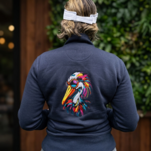sweat femme La Cigogne "Les Cigognes au golf"