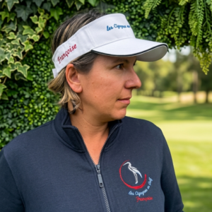 visière de golf "Les Cigognes au Golf"